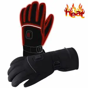 Best Heated Snowmobile Gloves - Autocastle Rechargeable Electric Heated Gloves