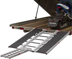 Rage Powersports Snowmobile Loading Ramp with Telescoping Center Extension Track